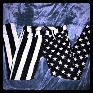 Royal Bones American Flag Jeans, Sz 5